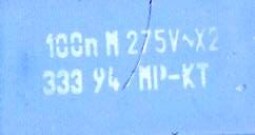 Kondenzátor značky Philips Y733