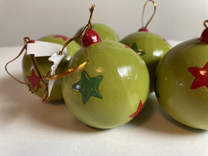 Keramické ozdoby, 5 kusů