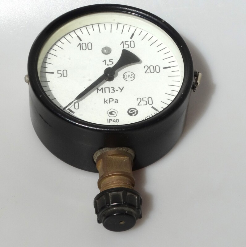 Manometr 0 do 250 kPa,