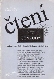 Čtení bez cenzury 2 nejen pro žáky 8 a 9 tříd.