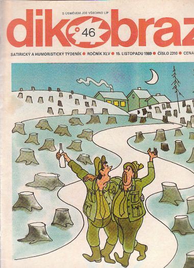 Dikobraz 46. 15. listopadu 1989