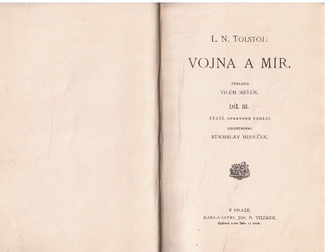 Vojna a mír III. od Lev Nikolajevič Tolstoj