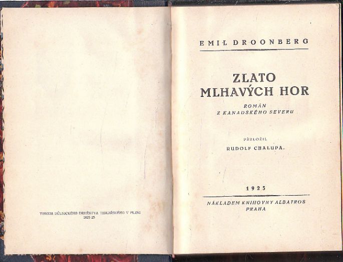 Zlato mlhavých hor od Emil Droonberg