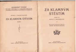 Za klamným štěstím od Nataly von Eschstruth