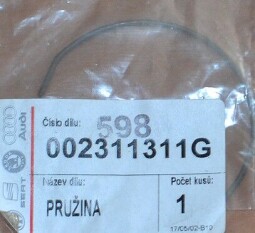 Pružina synchronní spojky 002311311G A1