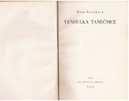 Vendulka tanečnice od Hana Klenková