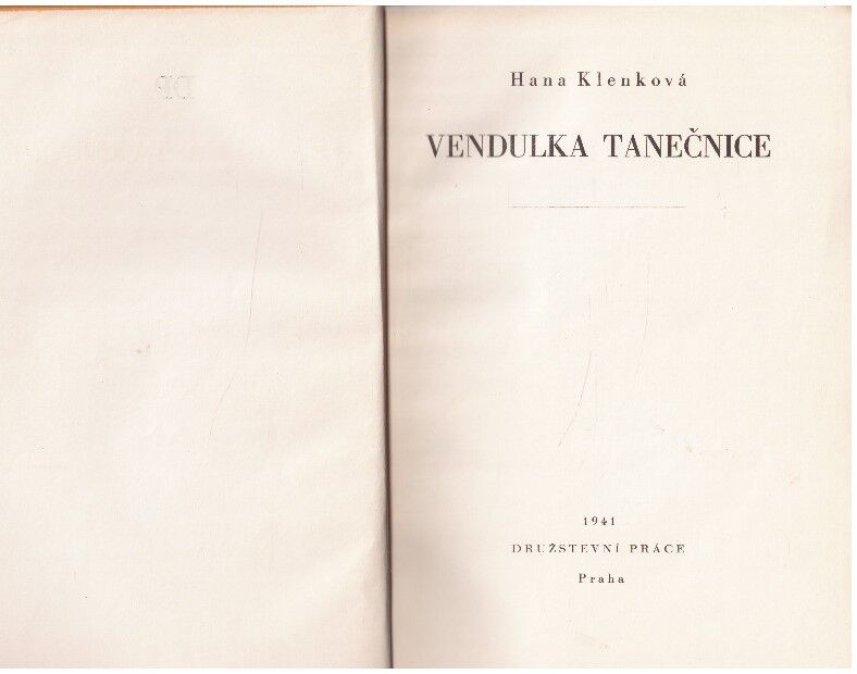 Vendulka tanečnice od Hana Klenková