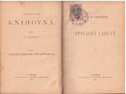 Zpívající labutě od  Otakar Auředníček z roku 1891