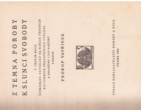 Z temna poroby k slunci svobody od Prokop Vavřínek