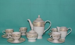 Porcelánová kávová souprava PETRA-vyrobená z kvalitního Karlovarského porcelánu.