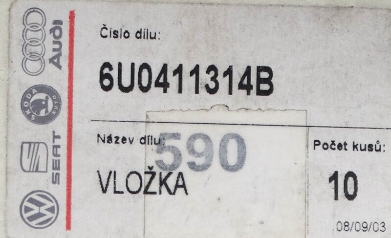 Vložka 6U0411314B  