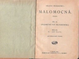 Malomocná 4 od Helena Mniszkówna