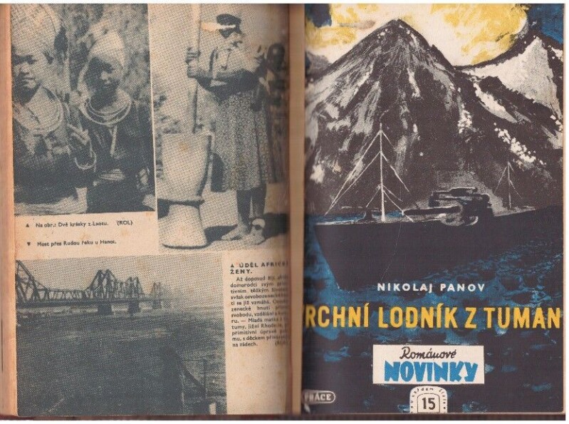 Časopisy Románové novinky - svázané rok 1950 a 1951.