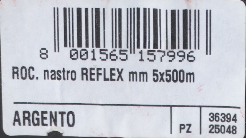 Stuha -stříbrná REFLEX mm 5x500m
