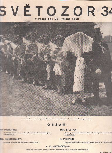 Světozor 34. 26. května 1932