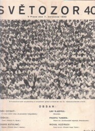 Světozor 40. 7. července 1932
