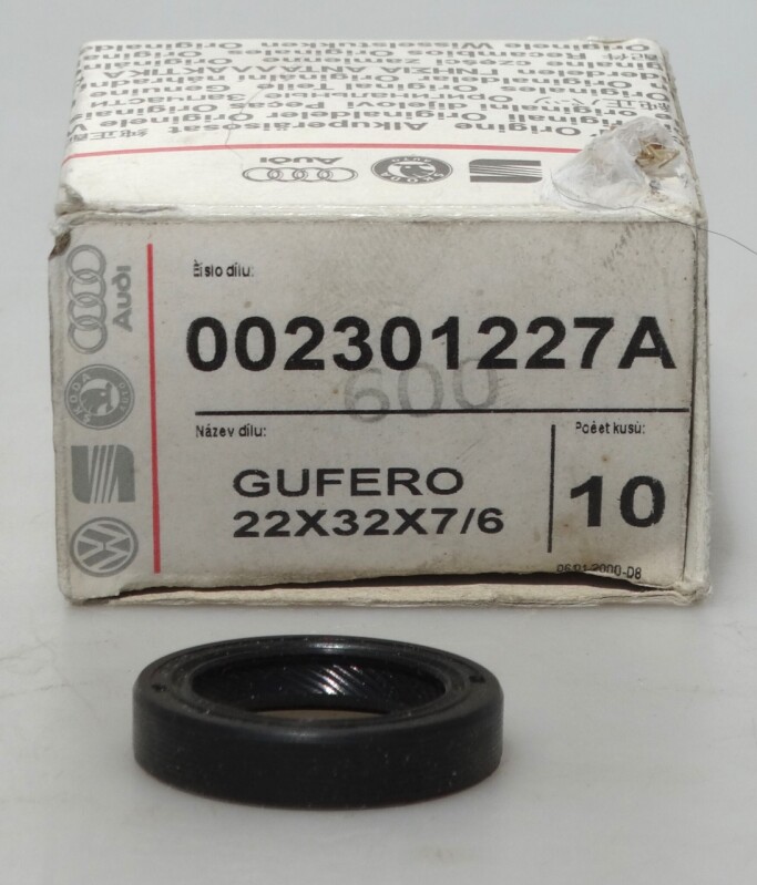 Gufero 002301227A a rozměry 22×32×7/6,