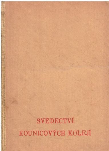 Svědectví Kounicových kolejí od Jaroslav Zatloukal
