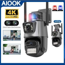 AIOOK 8MP 4K IP kamera Venkovní WiFi PTZ