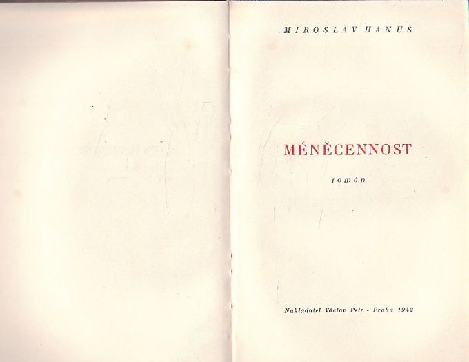 Méněcennost od Miroslav Hanuš