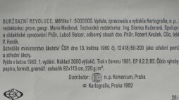 Školní nástěnné mapy - Buržoazní revoluce