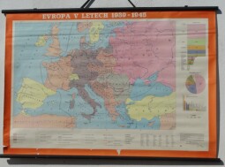 Školní nástěnné mapy - Evropa v letech  1939 - 1945