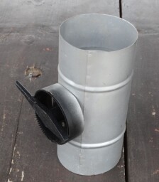 Ruční regulační klapka s páčkou a ozubeným věncem