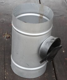 Ruční regulační klapka s páčkou a ozubeným věncem ...