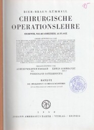 Chirurgische Operationslehre od August Bier