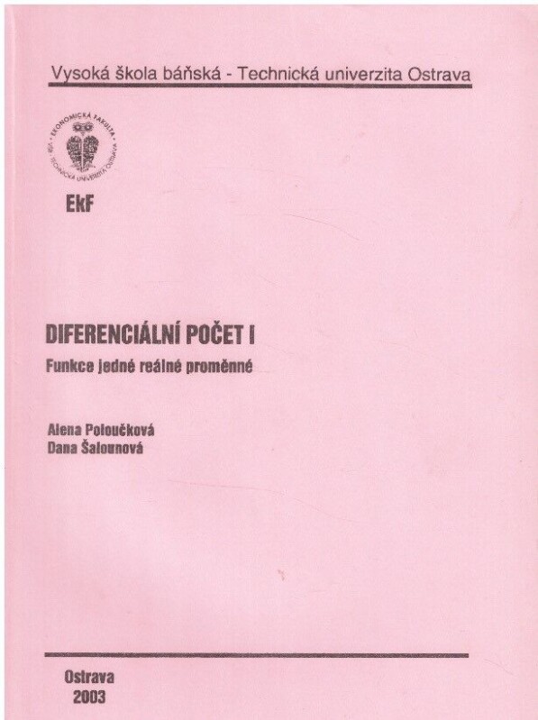 Diferenciální počet (I) od Alena Paloučková
