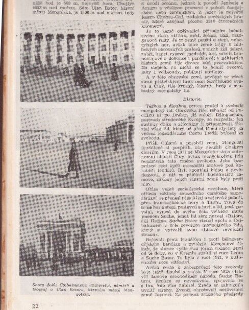 Svázané časopisy Lidé a země II. ročník 1953.