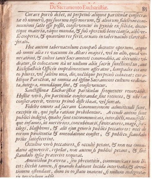 Agenda seu Rituale Olomucense + 2 přívazky - 1684