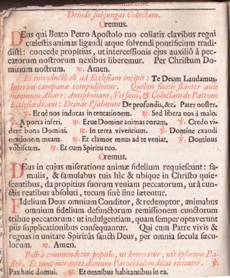 Agenda seu Rituale Olomucense + 2 přívazky - 1684