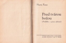 Pred tvárou božou.