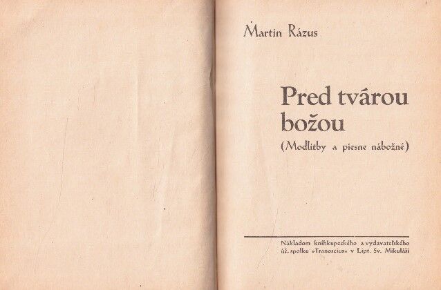 Pred tvárou božou.