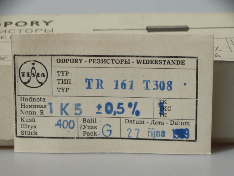 Rezistor Tr 161 T308 1K5