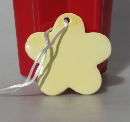 Dekorace - hvězda, keramika.