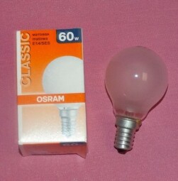 Žárovka OSRAM Classic 60 W, matná. 