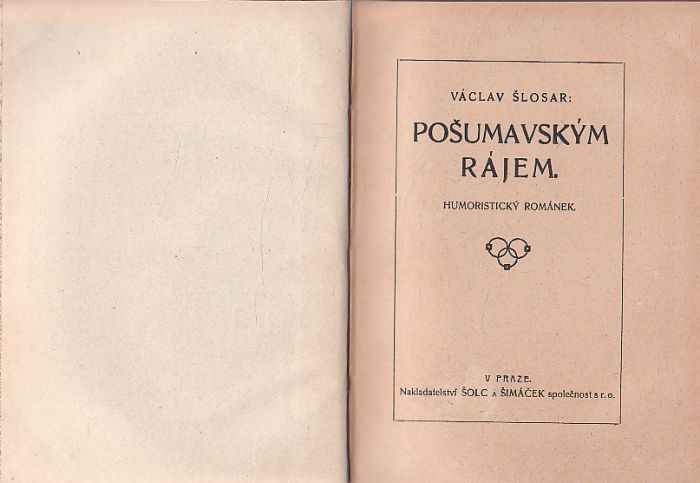Pošumavským rájem od Václav Šlosar
