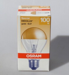 Žárovky OSRAM DEKOLUX GOLD 100W E27
