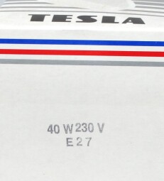 Žárovka Tesla E 27, 40W, 230V