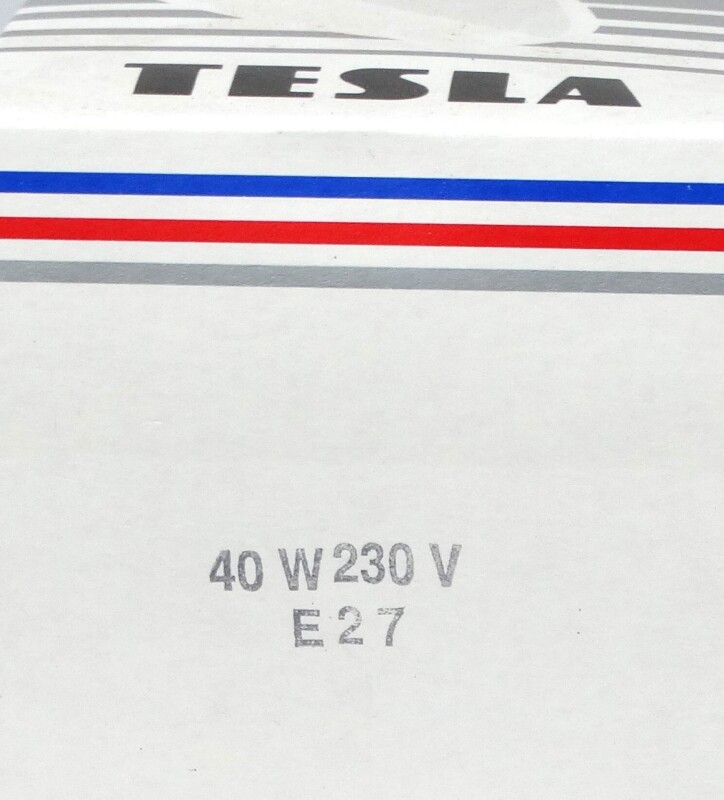 Žárovka Tesla E 27, 40W, 230V