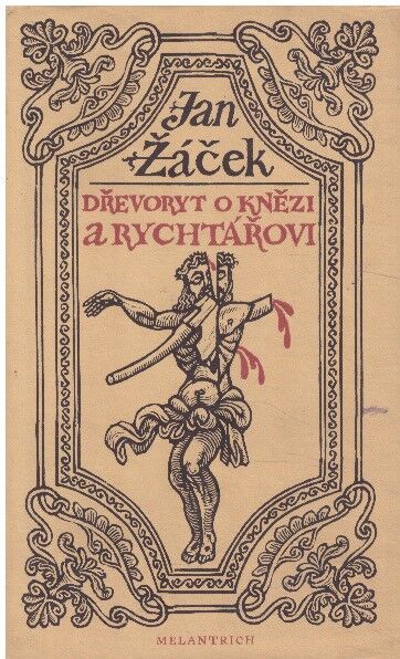 Dřevoryt o knězi a rychtářovi Jan Žáček