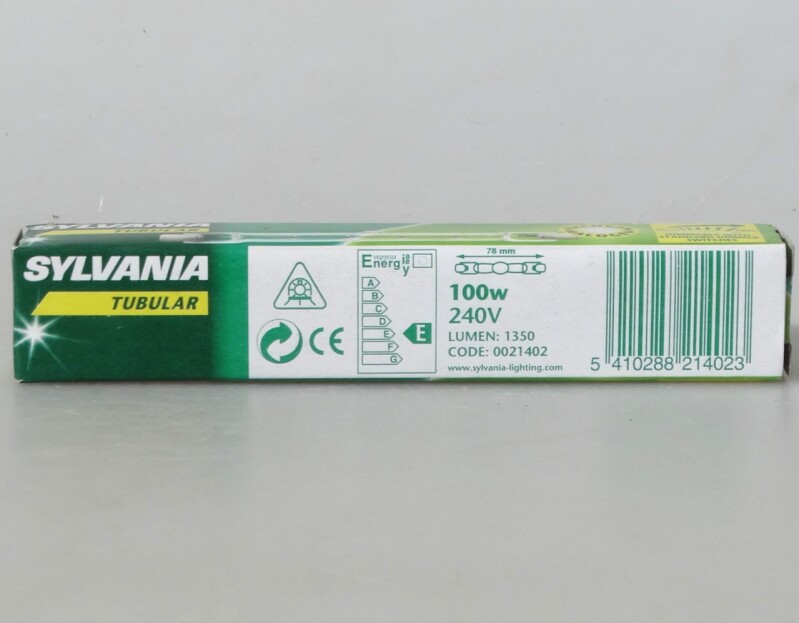 Halogenová žárovka Sylvanía Tubular 240V 500W cod 0021621.