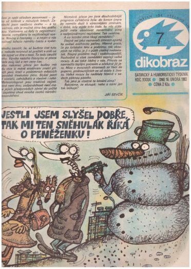 Dikobraz 7, 16. ledna 1983