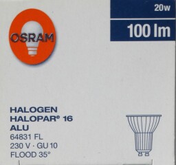 Žárovka Osram Holopar AU 20W 100lm