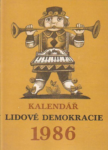 Kalendář LIDOVE DEMOKRACIE 1986