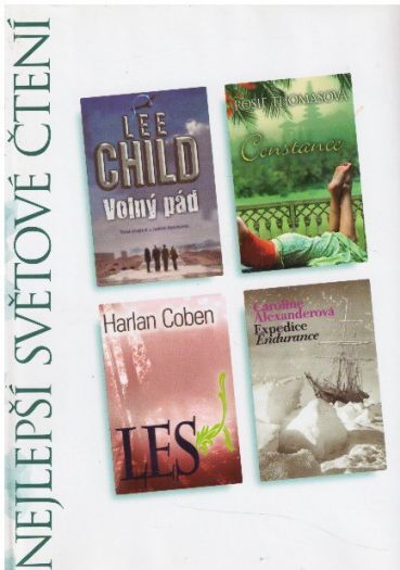 Nejlepší světové čtení Volný pád / Constance / Les / Expedice Endurance od Janey King, Lee Child, Harlan Coben & Caroline Alexander