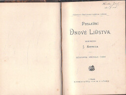 Poslední dnové lidstva od Jakub Arbes