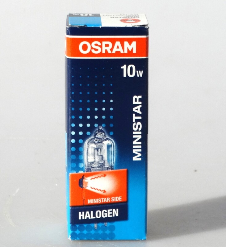 Halogenová žárovka značky OSRAM „MINISTAR SIDE“ 10W 12V